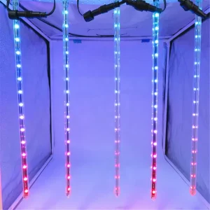 0.5 Meter Length DC12V 3D 30 Pixels Tube Led Falling Snow Tube Lights Landscape RGB Meteor Rain Lights