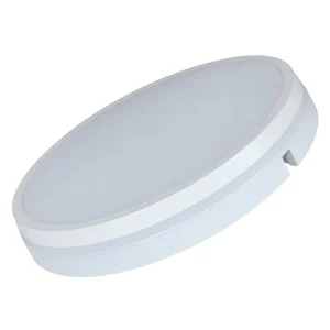 0.6-Inch Low-Profile Borderless Round Flush-Mount LED Ceiling Light, 3CCT Selectable