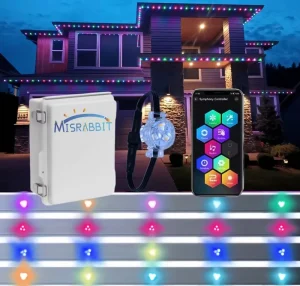 0.96W 12V LED Light Strip Permanent Christmas Lighting Outdoor IP68 Waterproof Gemstone Lights