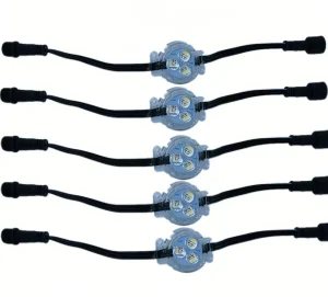 0.96W 12V UCS2904 Holiday Landscape LED Pixel DC Gemstone Lighting Permanent Christmas Point Lights IP68