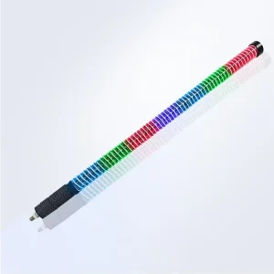 1 2 3 4FT Brighter Chasing RGB Safety Antenna Fat Whip IP67 Waterproof 1.75inch Flagpole Fat COB Whip Light for ATV UTV RZR
