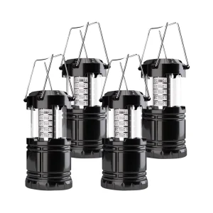 1 Pack IPX4 Waterproof LED Camping Lanterns Brightness Adjustable Survival Lights for Home Emergency Hiking Power Outages