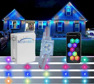 1.22W 48V UCS2904 RGBW LED Pixel Christmas Permanent Lights Indoor Outdoor IP68 Waterproof