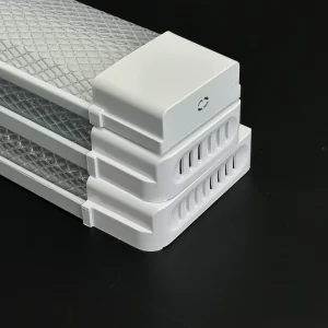 1.2m X 95mm Curved Iron Case LED Purification Light Housing Kit Milky Diffuser Light Covers Waterproof Dustproof for Food