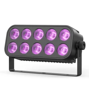 10 x 4W RGBW 4-in-1 LED Background Wall Washer Stage Light