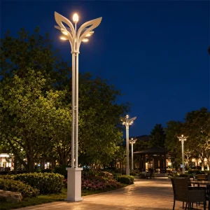 100-265V IP65 Outdoor Garden Road Light Landscape LED Street Light for Parks, Plazas, Villas