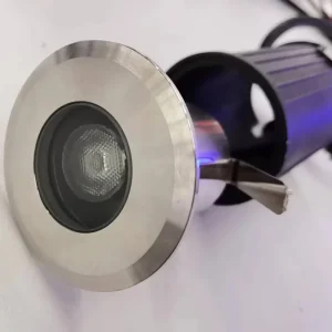 100-277V AC 2W 3000K 4500K 6000K Stainless Steel Mini LED Landscape Underground Light IP67 Waterproof Dimmable CRI 80