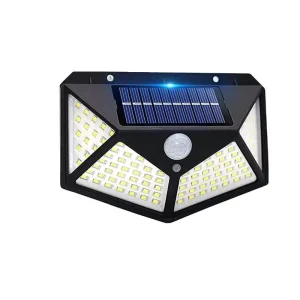 100-LED Outdoor Solar Motion Sensor Wall Light Waterproof