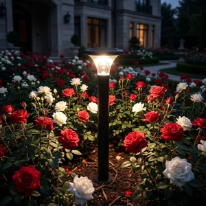 1000LM 10W LED Solar Path Light IP65 Waterproof 3000K 4000K 6000K Optional Garden Lights for Outdoor Landscape Lighting