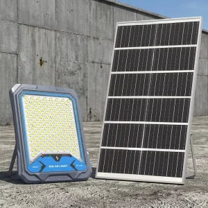 1000W 1500W IP66 Waterproof Outdoor Solar Flood Light with CCTV Camera LiFePO4 Battery for Mining Areas Warehouses