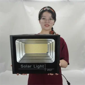 1000W 500W Outdoor Projector Solar LED Floodlight with Display