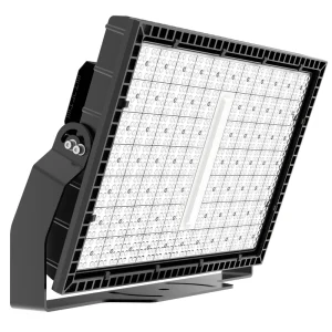 1000W IP66 Waterproof LED Floodlight High Mast Lighting 4 Modules Die Casting Aluminum Warm White 6000K ROHS Certified 15-90