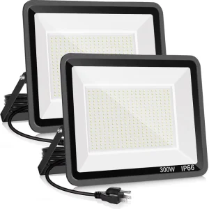 1000W LED Flood Light Projector Outdoor Waterproof Aluminum Housing IP66 Landscape Garden Security Lighting Remote Control