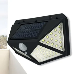 1000lm Solar Garden Lamp IP65 Waterproof Home LED Solar Light Motion Sensor Outdoor Security Wall Light