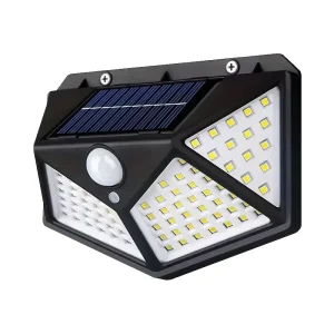 100LED 6000K Daylight Security 3 Modes Waterproof Wireless ABS IP65 Smart Motion Sensor Solar Wall Outdoor Garden Home Door