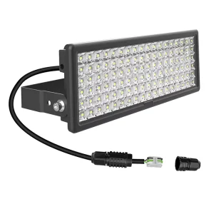 100W 14000LM LED Flood Lights Outdoor 5000K Daylight White IP67 Waterproof Stadium Field Light for Backyard Garden