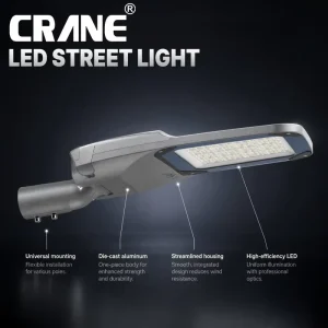 100W 200W 300W Lens IP65 Sensor Outdoor LED Street Light