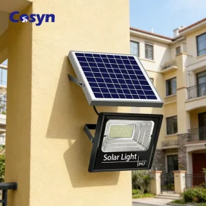 100W 200W 300W Outdoor High Brightness Waterproof Courtyard Intelligent Induction LED Garden Projection Solar Flood Light Lamps