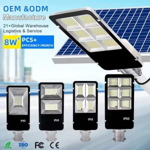 100W 300W Split Solar Street Light Aluminum HousingLiFePO4 Battery Remote Control IP65 Waterproof Outdoor Road Garden Lighting