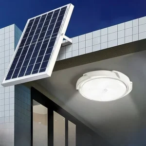 100W-400W LED Solar Ceiling Light Indoor Outdoor Waterproof IP67 Garden Lamp