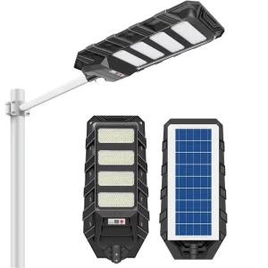 100W-400W Waterproof IP65 Intelligent LED Solar Street Light with Human Body Induction, Outdoor Road Integrated All-in-One Design