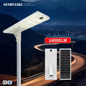100W Commercial Solar Powered LED Street Light Outdoor All In One Road Lamp Dusk to Dawn Auto On Off