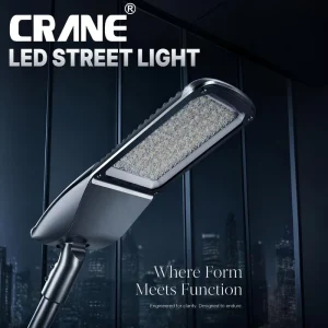 100W LED Road Lamp Durable Housing Pole Mount Outdoor Lighting Fixture for Modern Urban Streets & Municipal Highways