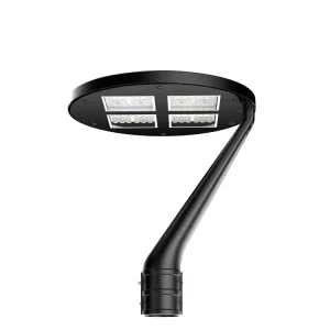 100W Modern Led Post Top Light Integrated Photocell Sensor Outdoor Led Flood Light 90° 120° 75° 160° Lighting Angle for Garden