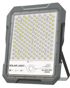 100W Outdoor Aluminum Solar Flood Light with Remote Control Radar Sensor for Baseball Stadium Sports