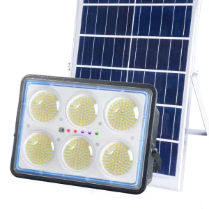 100W Solar Outdoor Wall Light IP67 Waterproof with Remote Control for Garden Yard Home Driveway Courtyard