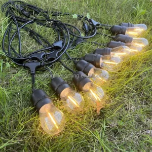 10M 15M 20M 2700K 2200K S14 LED IP65 Waterproof Outdoor Hanging Party Lights for Garden Christmas Weddings Decorative Lighting
