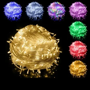 10M100 LED Outdoor Garden-operated LED String Fairy Lights Christmas Decorations Tree Style for Holiday Wedding Party Home