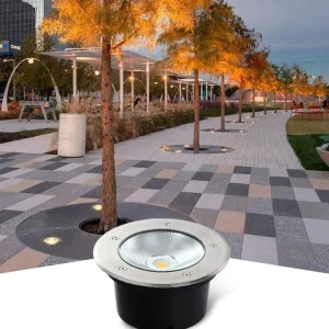 10W 15W 20W 30W IP67 LED Aluminum Outdoor Garden Path Spot Recessed Inground Lighting 2700-6500K AC 85-265V Waterproof
