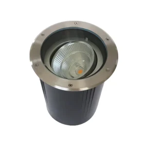 10W 15W 20W 30W LED Adjustable Angle Buried Light COB Outdoor Waterproof Stainless Steel Polarized Inground Light