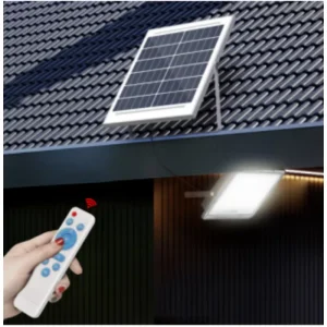 10W 160lm W IP66 6500K LED Flood Light Aluminum CE RoHS Reflector Smart Control Spilt type Solar 120 Beam Angle CRI 70