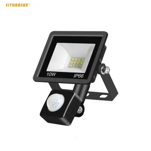 10W 20W 30W 50W 100W 150W 200W Outdoor LED Flood Light with IP65 Rating and PIR Motion Sensor for Garden Application