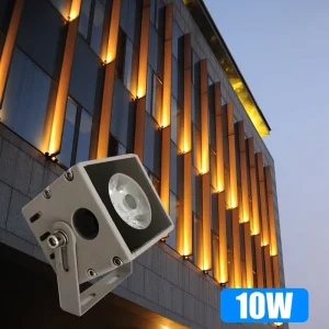 10W LED Floodlight One Beam of Light square Spotlight Illuminating Waterproof Exterior Wall Light