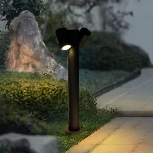 10W Outdoor LED Bollard Lawn Lamp IP65 Waterproof Aluminum 180 Degree Rotate Landscape Spot Light for Garden Path