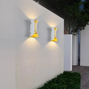 10W Waist Shape Waterproof LED Wall Lamp Up and Down Aluminum Indoor Outdoor Wall Lights