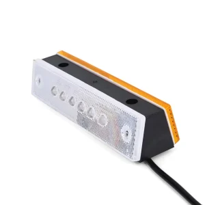12-LED DC 24V IP68 Waterproof Wired Tunnel Light ABS Plastic Warning Signal