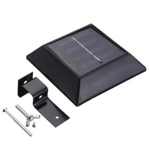 12 LED Square Outdoor Corridor Wall Light Smart Solar Gutter Night Utility Security Light Outdoor Solar Gutter LED Lights