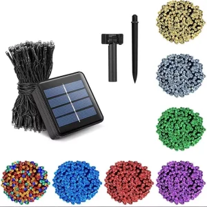12M 100 LED Solar String Lights Fairy LED Garden Tree Patio Yard Wedding Party Halloween Christmas Outdoor Decoration