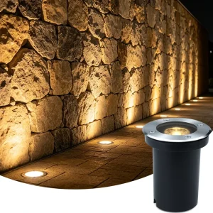 12V 220V Waterproof Outdoor Recessed Spot Inground Underground Floor Lamp GU10 MR16 LED Buried Light