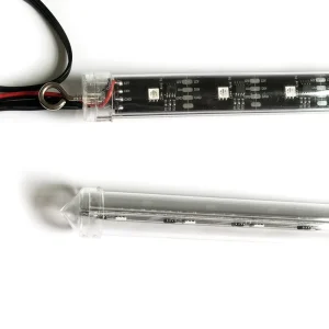 12V WS2811 60 LEDs RGB 360 Degree View LED Meteor Tube Lighting 1m 30 Pixels 3D Vertical Disco Tube