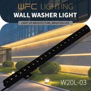 12W/15W/18W Aluminum LED Wall Washer, Outdoor IP66, Three-Sided Anti-Glare, Dimmable