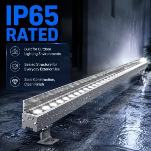 12W 15W LED Linear Wall Washer Light IP66 Waterproof RGB Facade Lighting Fixture for Municipal Urban Lighting