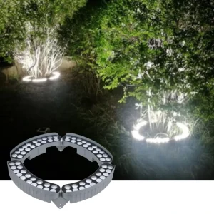 12W DMX512 LED Ring Hug Tree Light Outdoor Tree Trunk Spliced Landscape Light IP65 Waterproof Aluminum Garden Spotlight