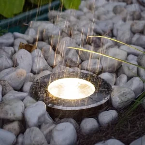 12W IP67 Outdoor Waterproof Recessed Floor Led Deck Garden Inground Buried Underground Light 3000K Warm White Remote Control
