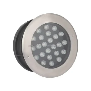 12W IP67 Waterproof RGBW LED Underground Light Aluminium Recessed Inground Light for Garden Landscape Outdoor