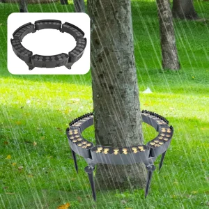 12W Outdoor LED Spotlight IP65 Aluminum Garden Lamp Spike Landscape Tree Hug Yard Lighting 3000K Color Temperature Electric/Ac